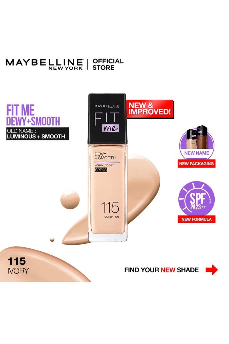 Maybelline fit me dewy smooth foundation - ShopGitanjali