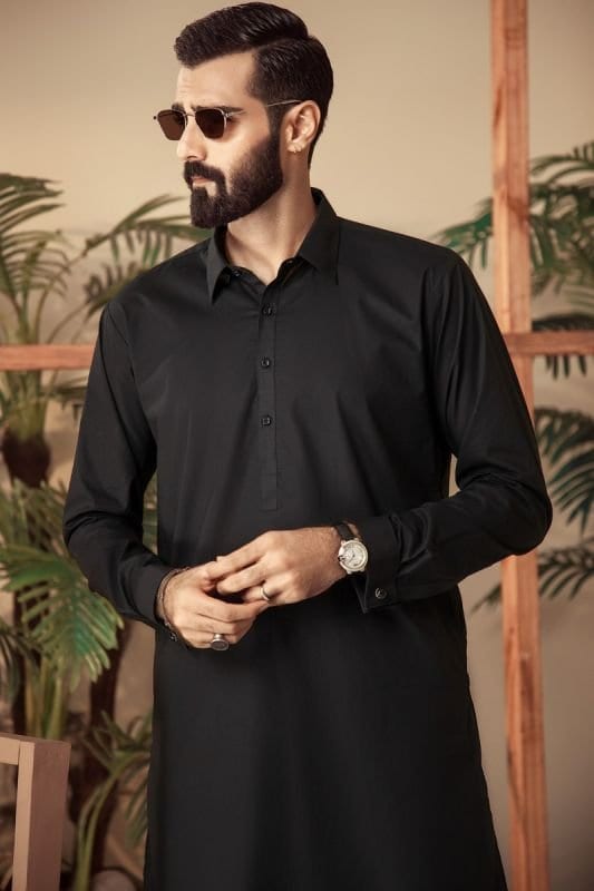 Black shalwar kameez outlet design 2019 for boy