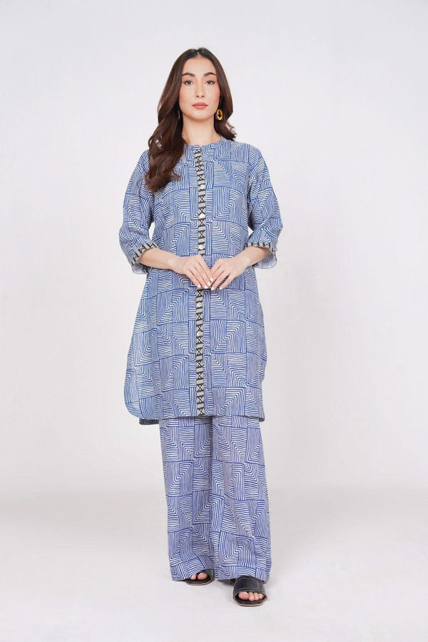 Stitched - Printed Khaddar Kurta