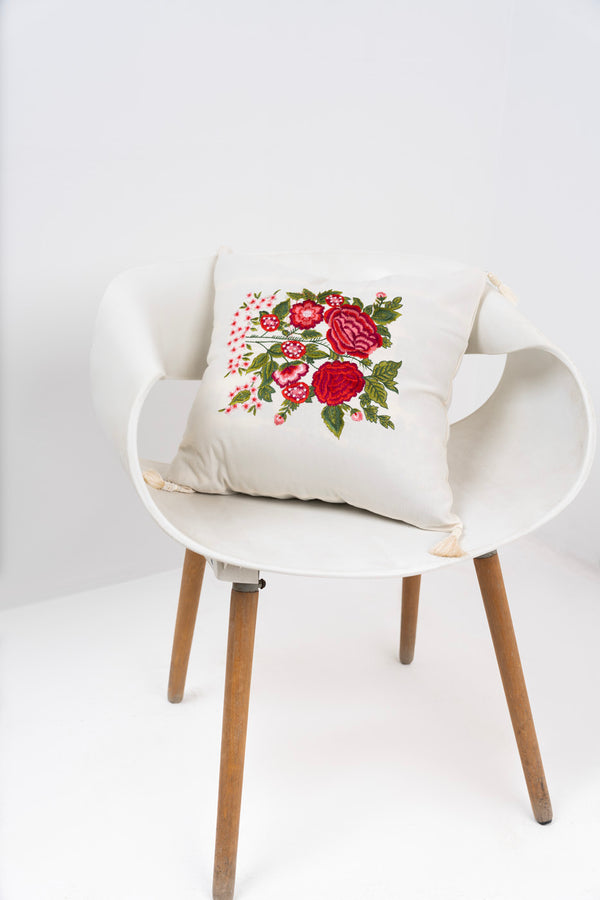 Hand Embroidered Cushion