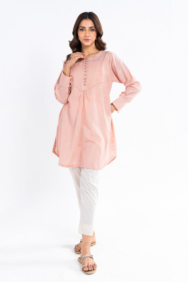 Printed Jacquard Kurti