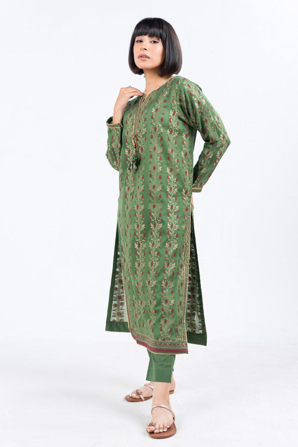 Stitched - 2 Pc Formal Jacquard Outfit