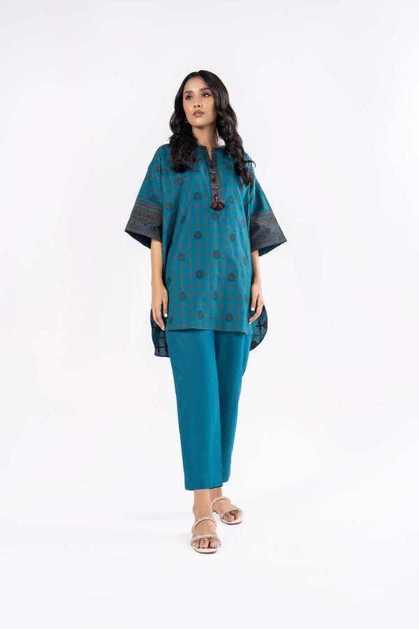 Printed Jacquard Kurti