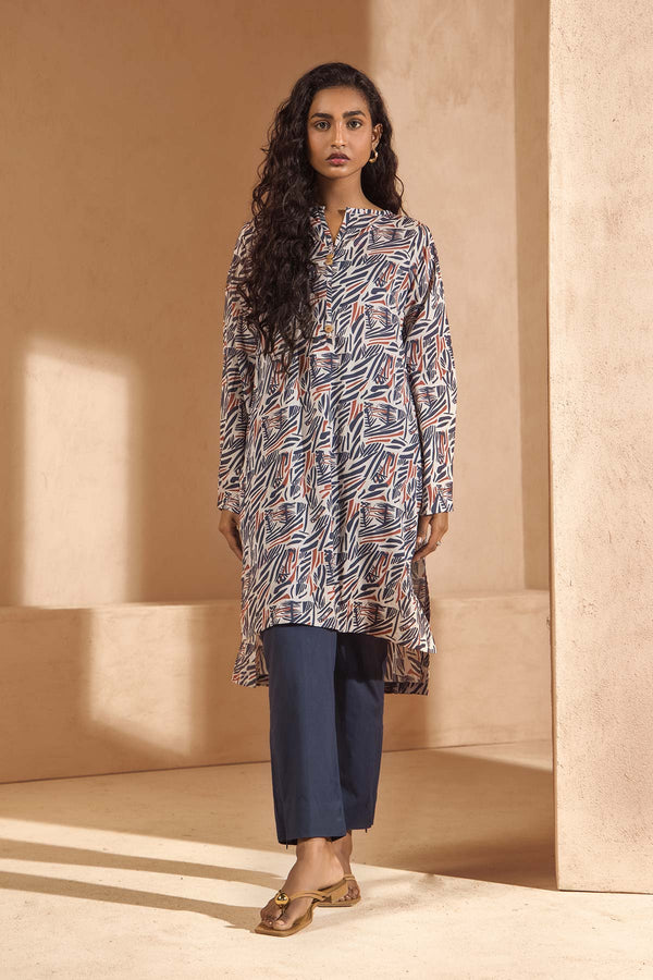 Printed Dobby Kurti