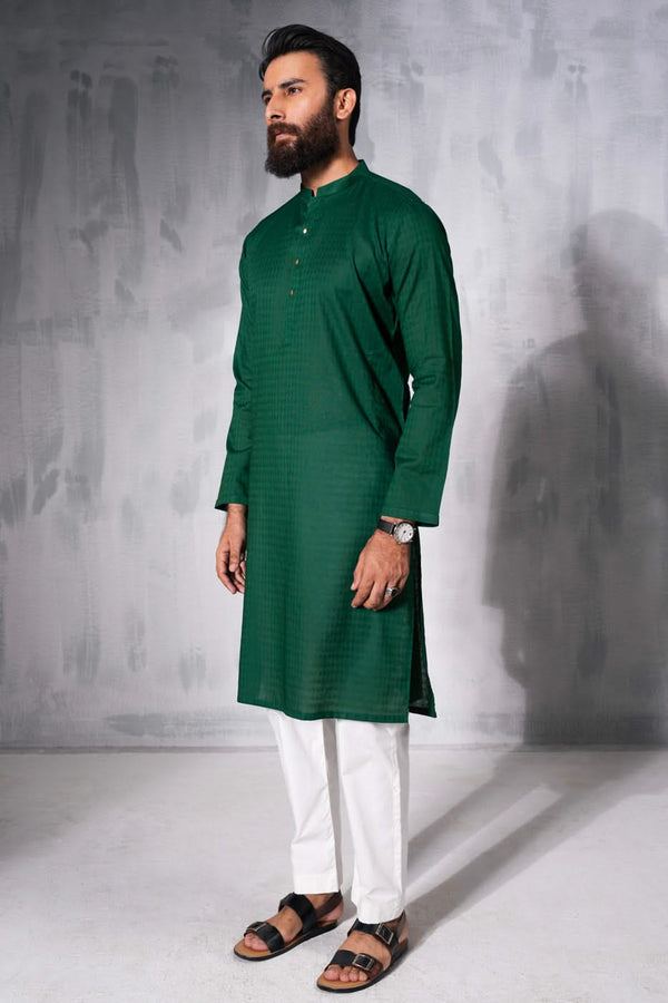 Slim Fit Embroidered Kurta