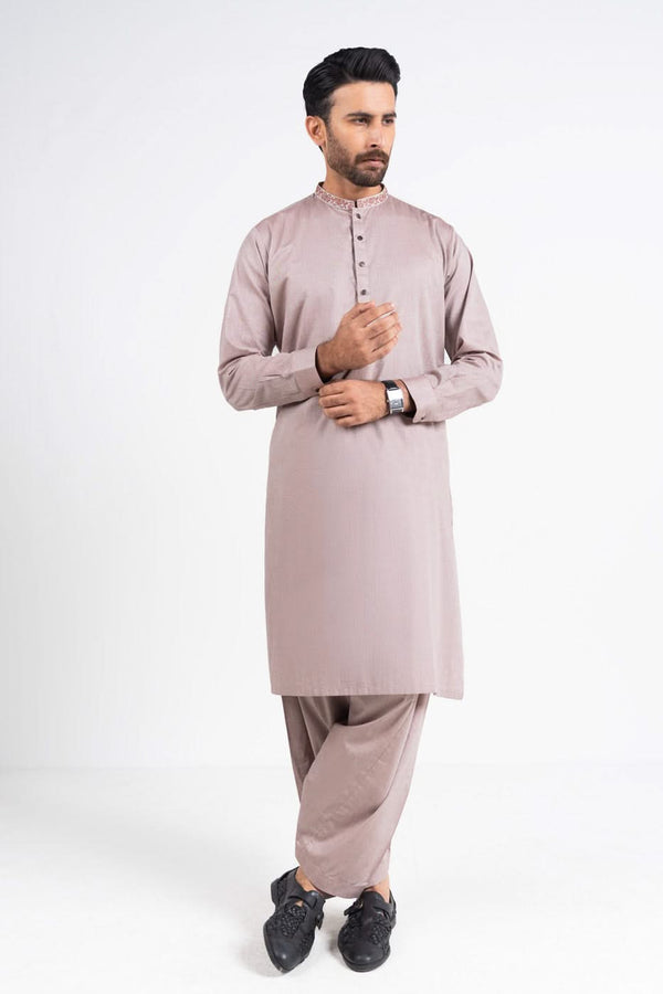 Slim Fit Embroidered Kurta Shalwar