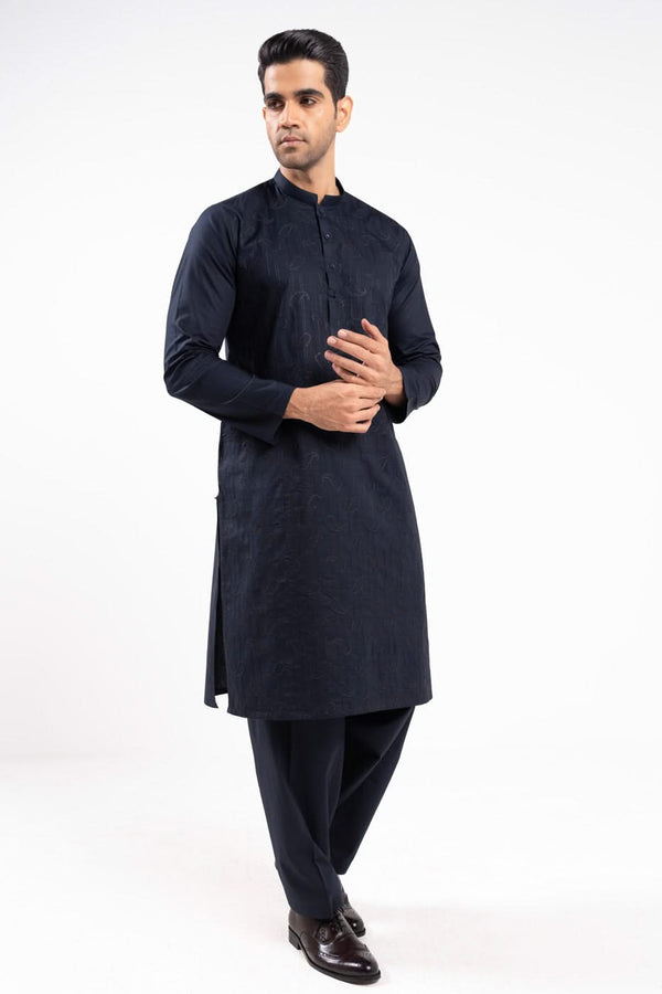 Slim Fit Embroidered Kurta Shalwar