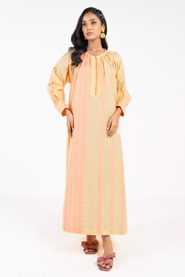 Stitched - Printed Jacquard Kurta