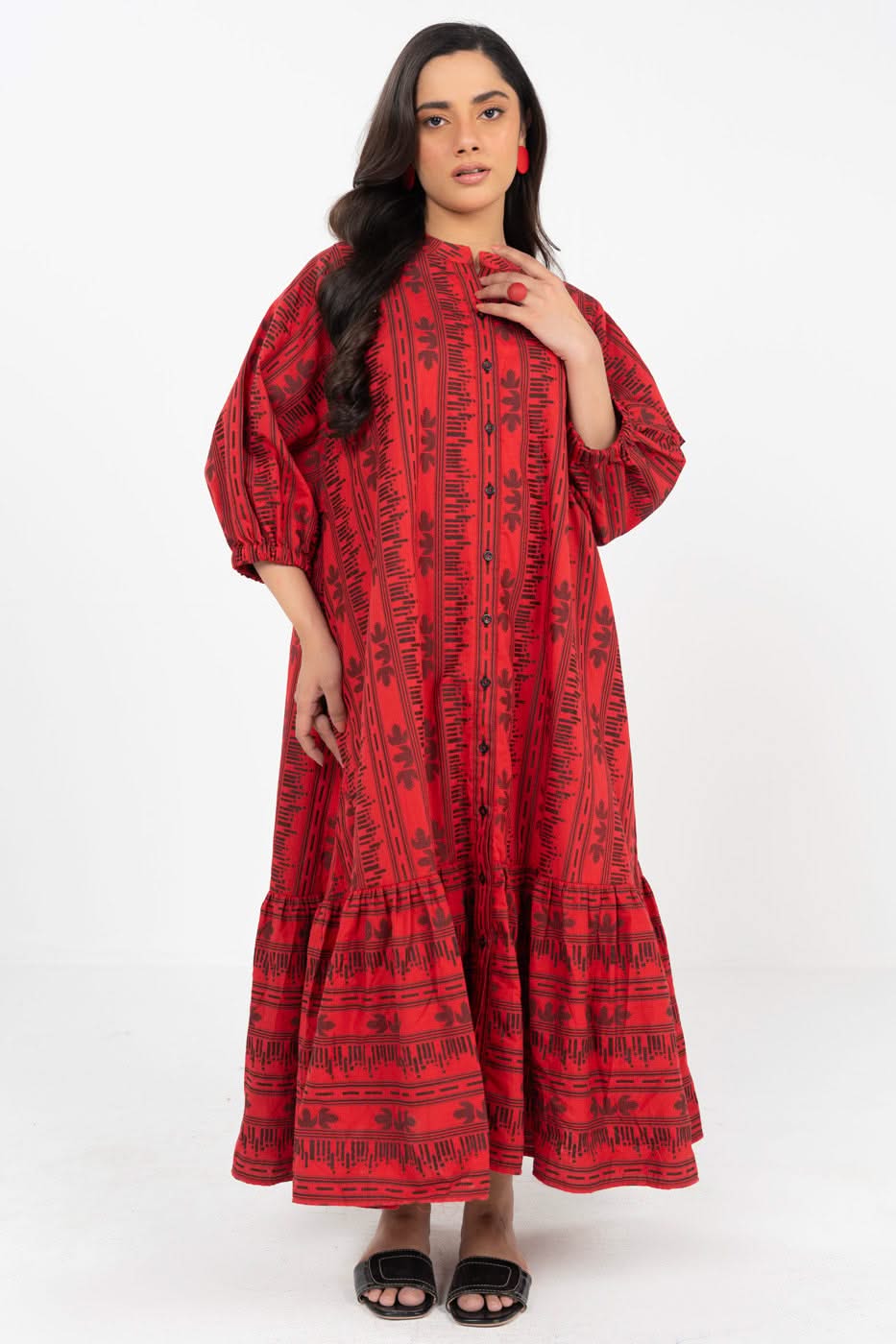 Stitched - Printed Jacquard Shirt