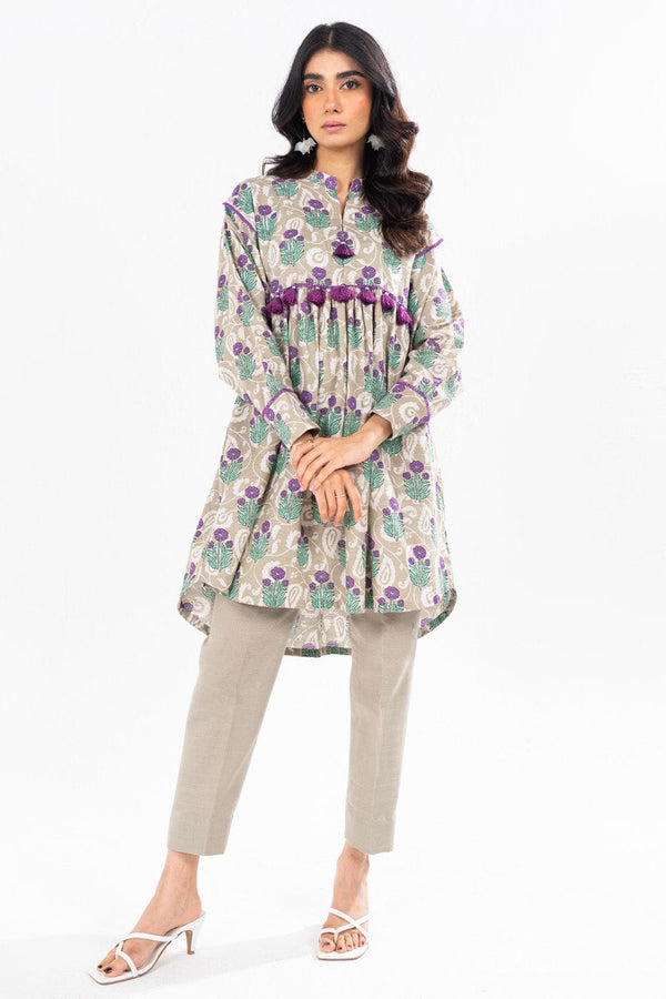 1 Pc Printed Khaddar Shirt 