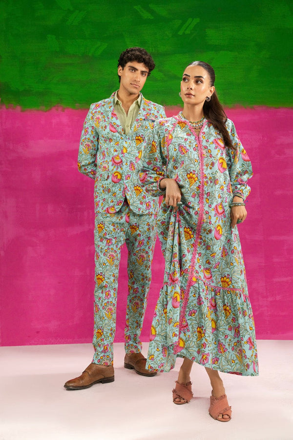 1 Pc Printed Khaddar Shirt 