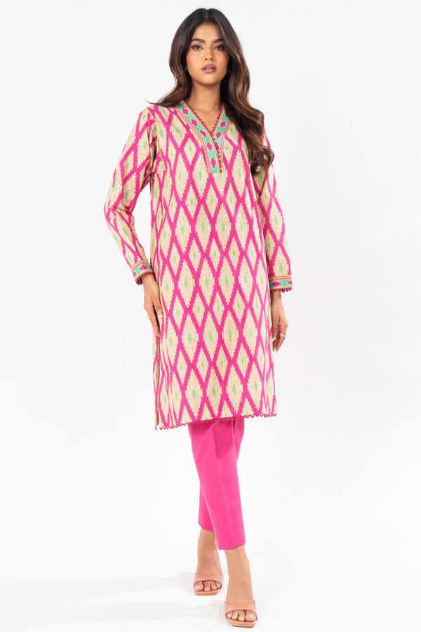 1 Pc Printed Khaddar Shirt 