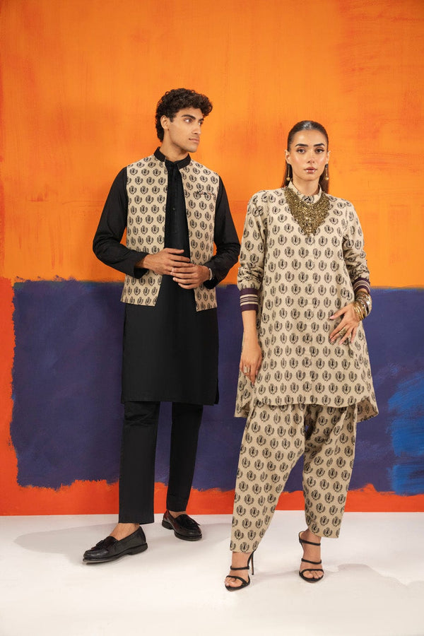 1 Pc Printed Khaddar Shirt 