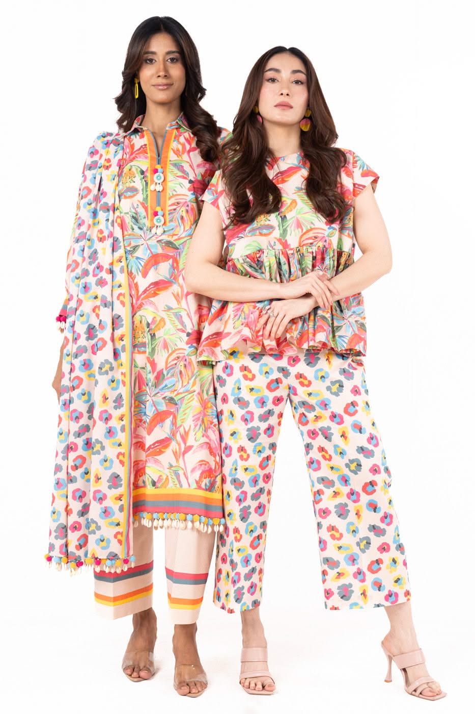 3 Pc Printed Lawn Suit With Printed Lawn Dupatta