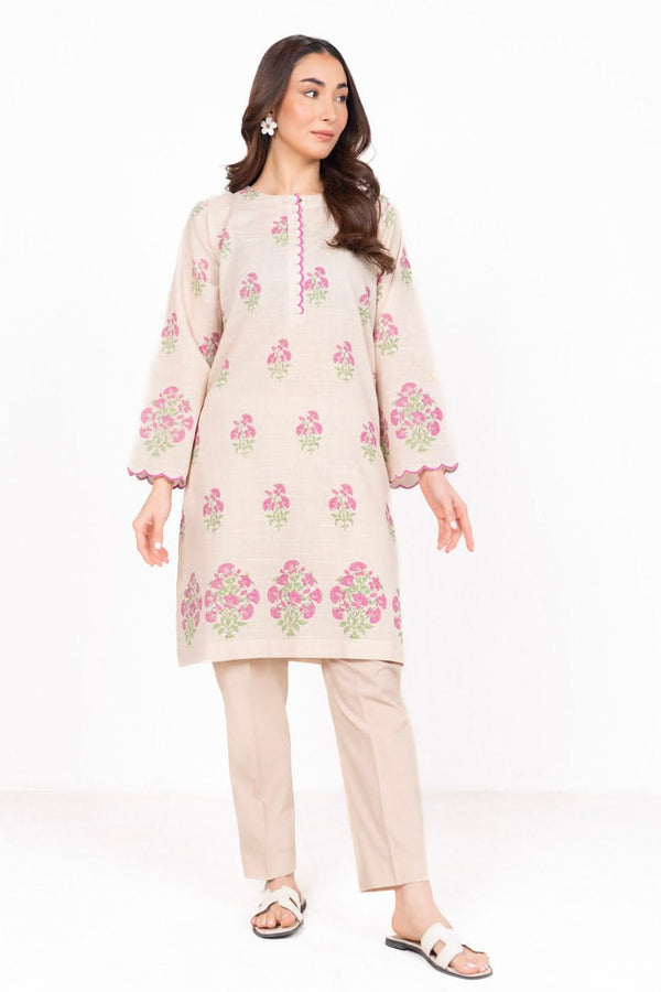 Stitched - Printed Khaddar Kurta