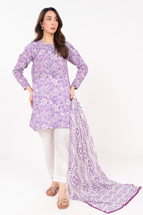 Stitched - Printed Cambric Kurta