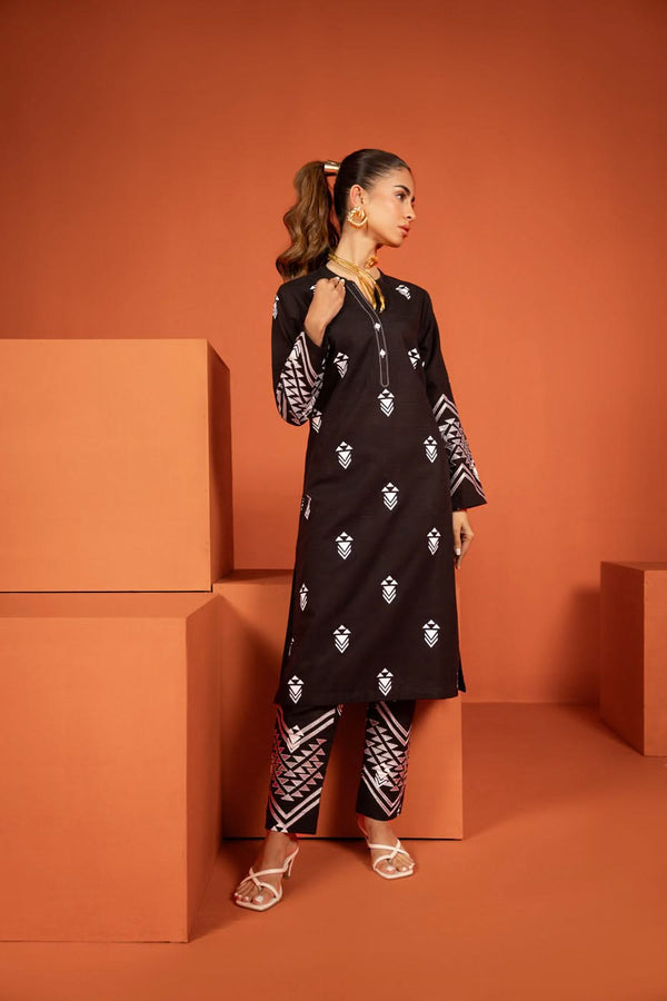 Stitched - Printed Khaddar Kurta