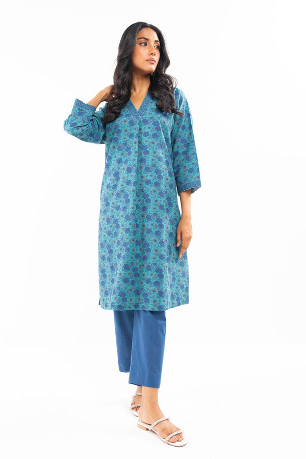 Printed Khaddar Kurti