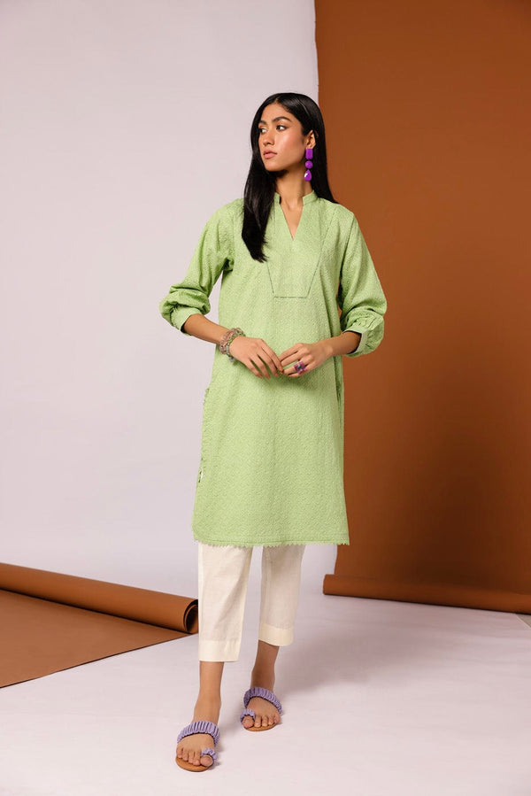 Dyed Chikankari Kurti