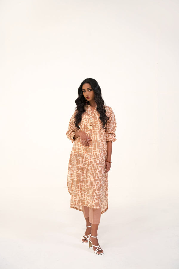 Printed Cambric Kurti