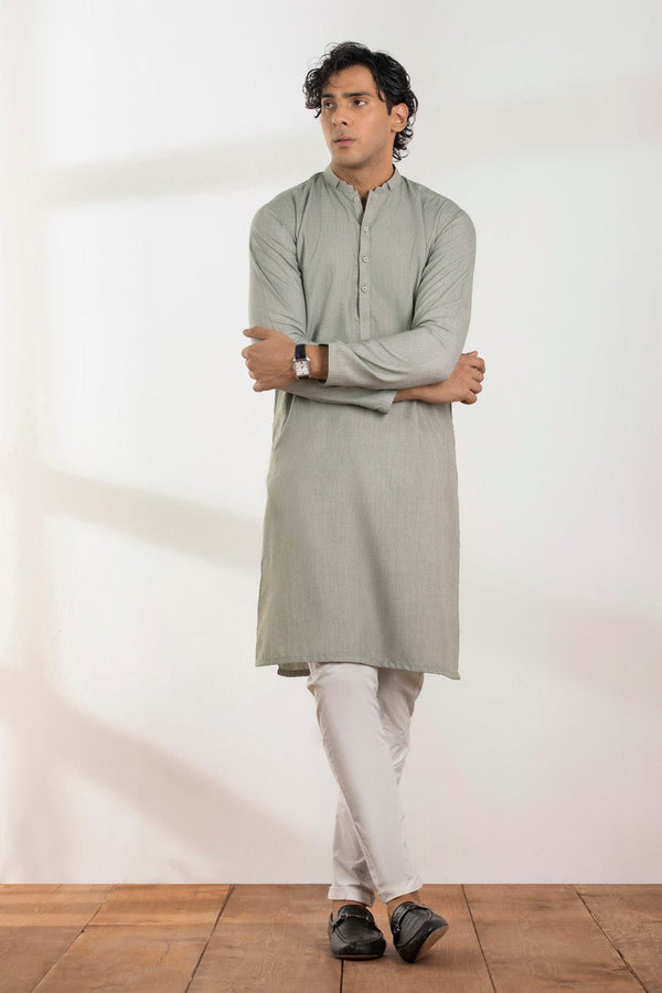 Dyed Blended Kurta