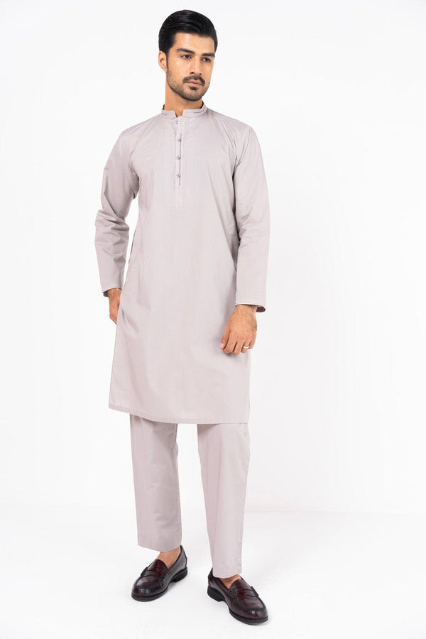 Dyed Cotton Kurta Trouser