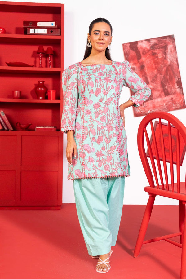 1 Pc Printed Lawn Shirt