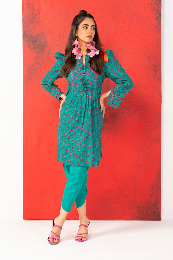 1 Pc Printed Khaddar Shirt