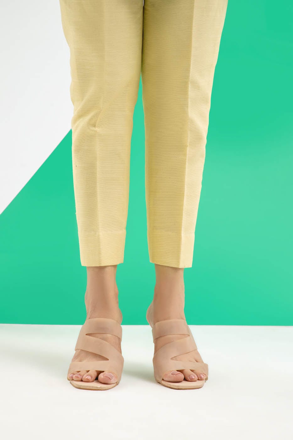 Off white Trouser for women at Sale price 0017 - Zellbury