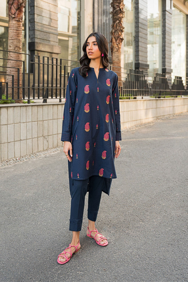 Embroidered Cambric Kurti